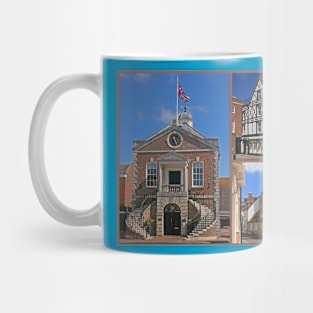 Old Town Collage, Poole, Dorset Mug